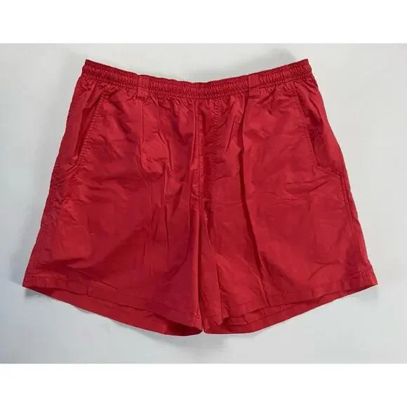 Columbia PFG Men's Backcast III Pull On Mesh Lined Shorts. Red, Men's L. EUC! - Picture 2 of 5